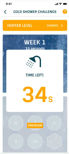 Wim hof Method Cold Shower Timer cold shower timer whm